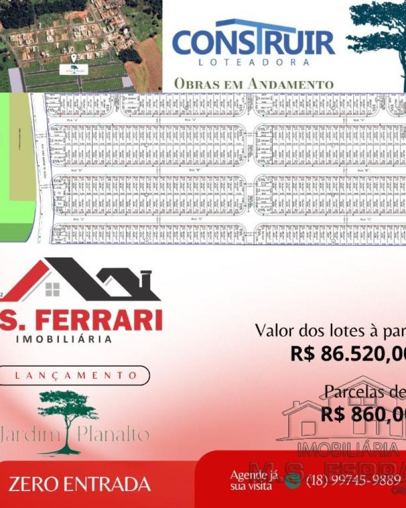 TERRENO NO JARDIM PLANALTO em Assis